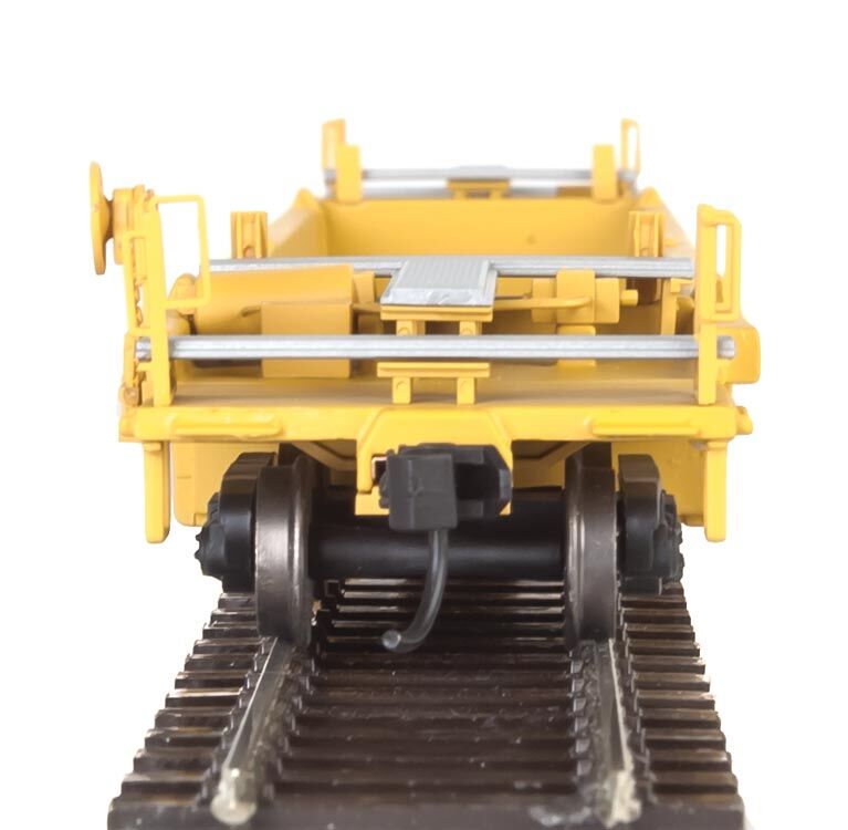 Walthers HO 5639 Thrall Rebuilt 40' Well Car - TTX DTTX #55585 (yellow, black, large red TTX Forward Thinking logo, yellow