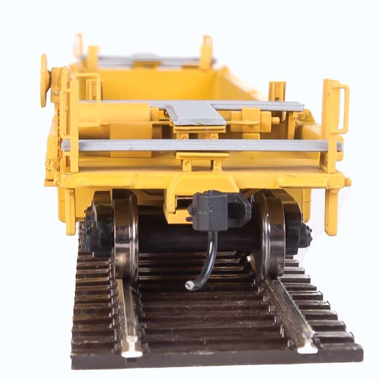 Walthers HO 5642 Thrall Rebuilt 40' Well Car - TTX DTTX #53255 (yellow, black, small red TTX and Next Road logo, yellow con