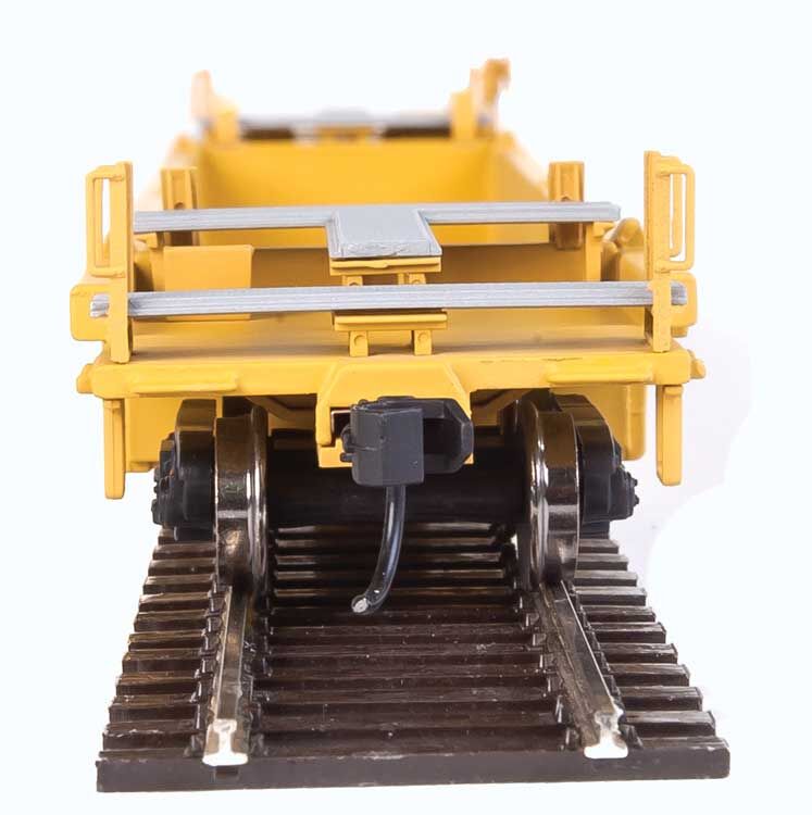Walthers HO 5642 Thrall Rebuilt 40' Well Car - TTX DTTX #53255 (yellow, black, small red TTX and Next Road logo, yellow con