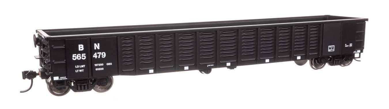 Walthers HO 6075 53' Corrugated-Side Gondola - Ready To Run - Burlington Northern #565479
