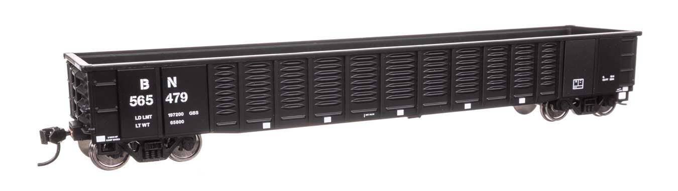 Walthers HO 6075 53' Corrugated-Side Gondola - Ready To Run - Burlington Northern #565479