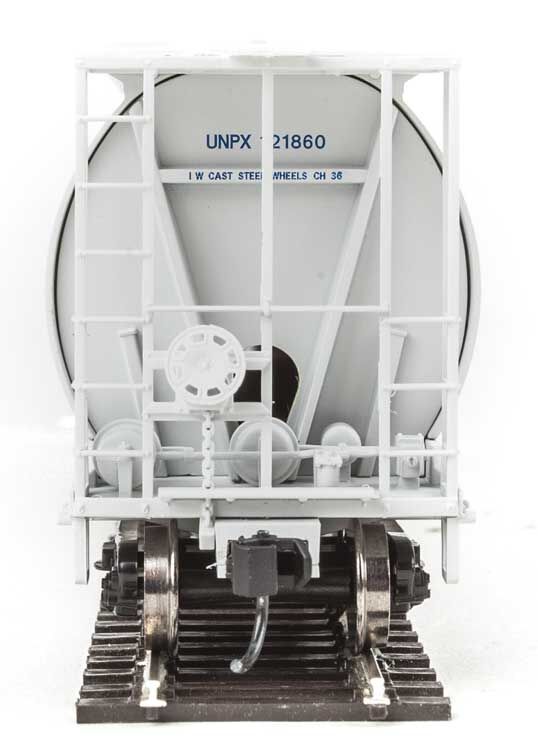 Walthers HO 7319 59' Cylindrical Hopper - Procor UNPX #121860 (gray, blue)