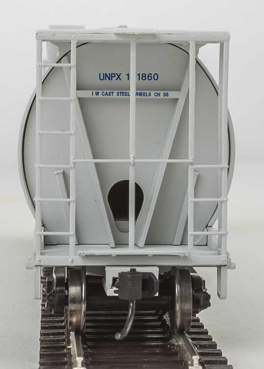 Walthers HO 7319 59' Cylindrical Hopper - Procor UNPX #121860 (gray, blue)