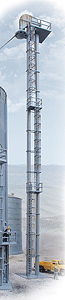 Walthers HO 2936 Grain Conveyor (Leg) - Kit - 1-1/2 x 1-1/2 x 15-3/4" (Max Height) 3.8 x 3.8 x 40cm