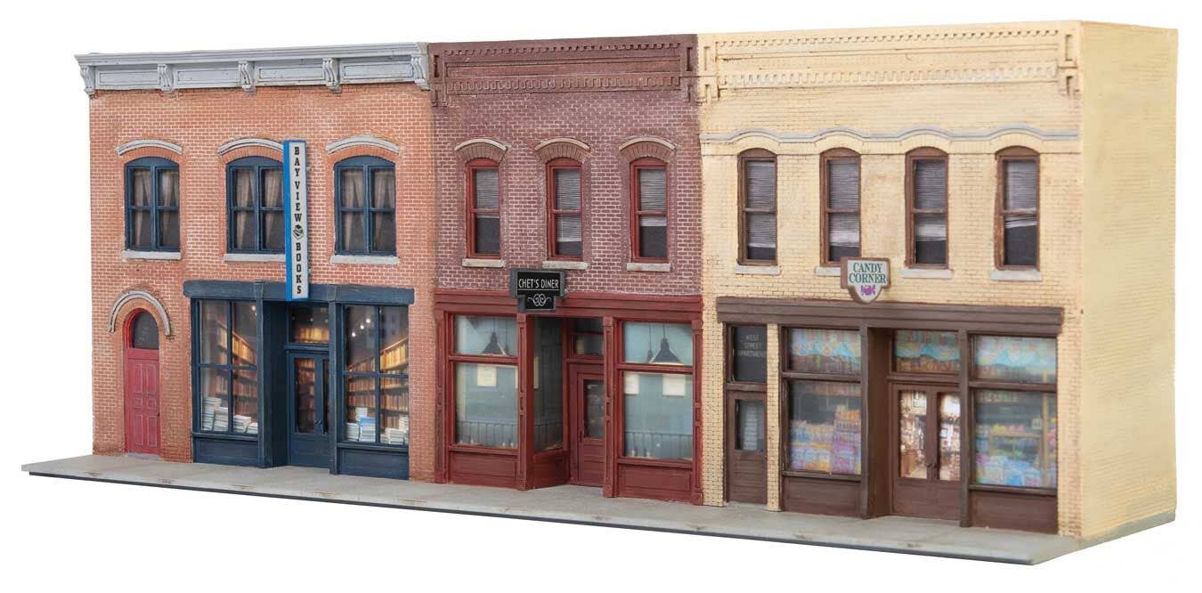 Walthers HO 4072 Merchant Row Background Building - Kit
