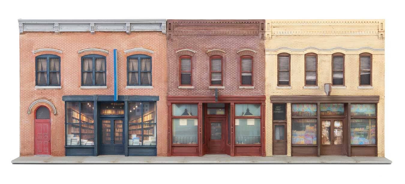 Walthers HO 4072 Merchant Row Background Building - Kit