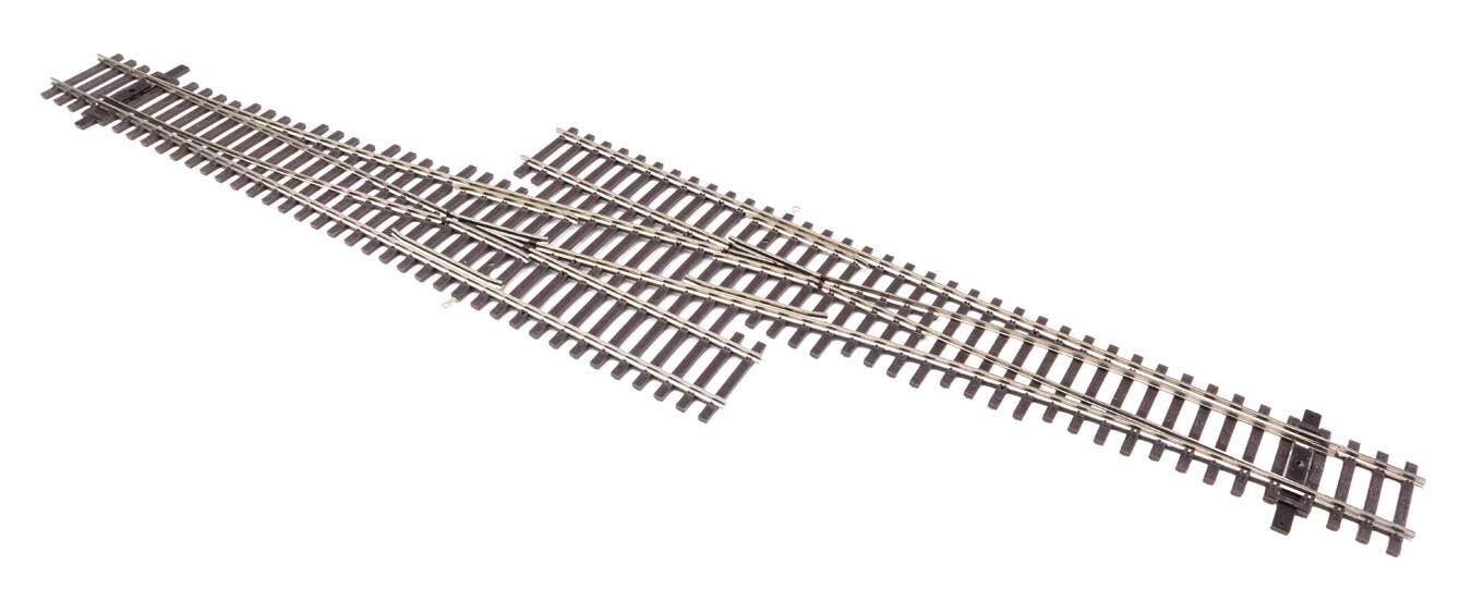 Walthers HO 83073 Code 83 Nickel Silver DCC Friendly Number 5 Single Crossover Turnout - Left Hand