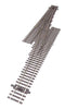 Walthers HO 83073 Code 83 Nickel Silver DCC Friendly Number 5 Single Crossover Turnout - Left Hand