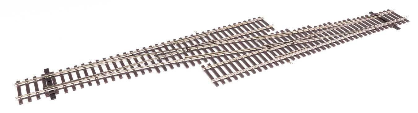 Walthers HO 83074 Code 83 Nickel Silver DCC Friendly Number 5 Single Crossover Turnout - Right Hand