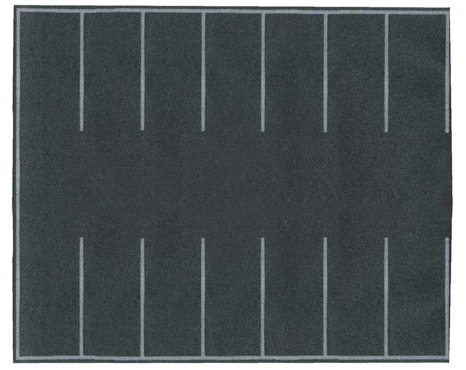 Walthers SceneMaster 1260 Flexible Self-Adhesive Paved Parking Lot -- 7-7/8 x 6-3/16" 20 x 16cm