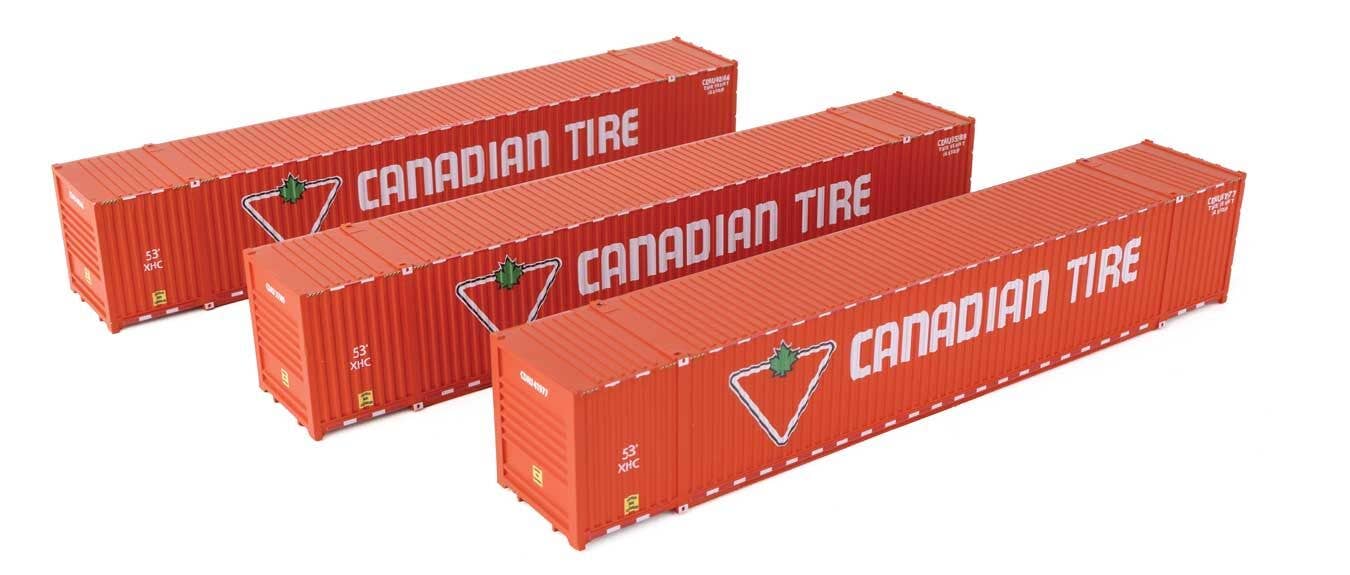 Walthers HO 18500 53' Singamas Corrugated Side Container - 3-Pack - Canadian Tire