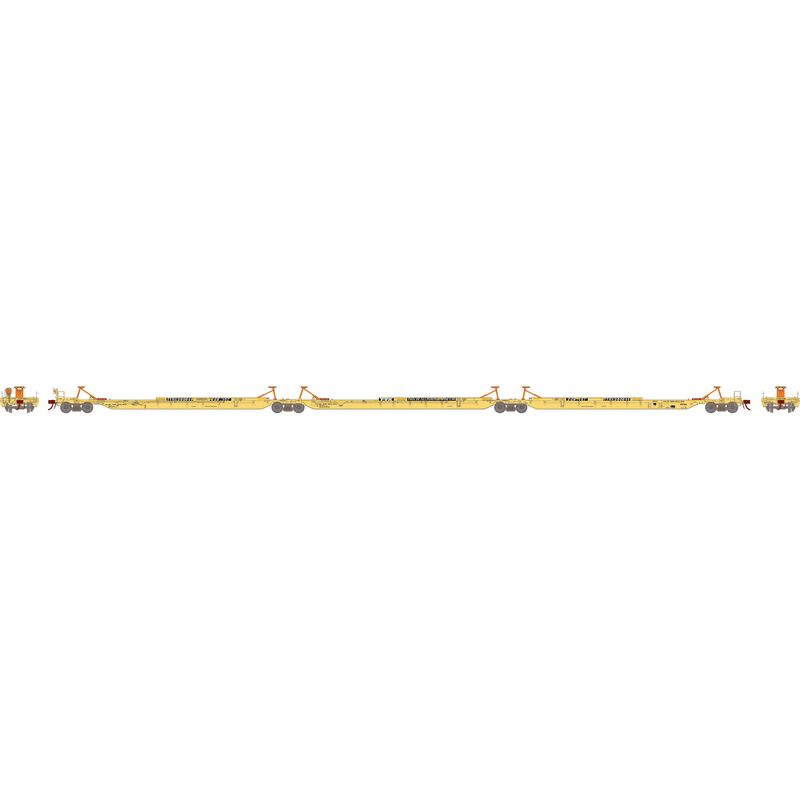 Athearn ATH15533 HO RTR 57' Trinity Spine Car, TTRX/Faded #360844(3)