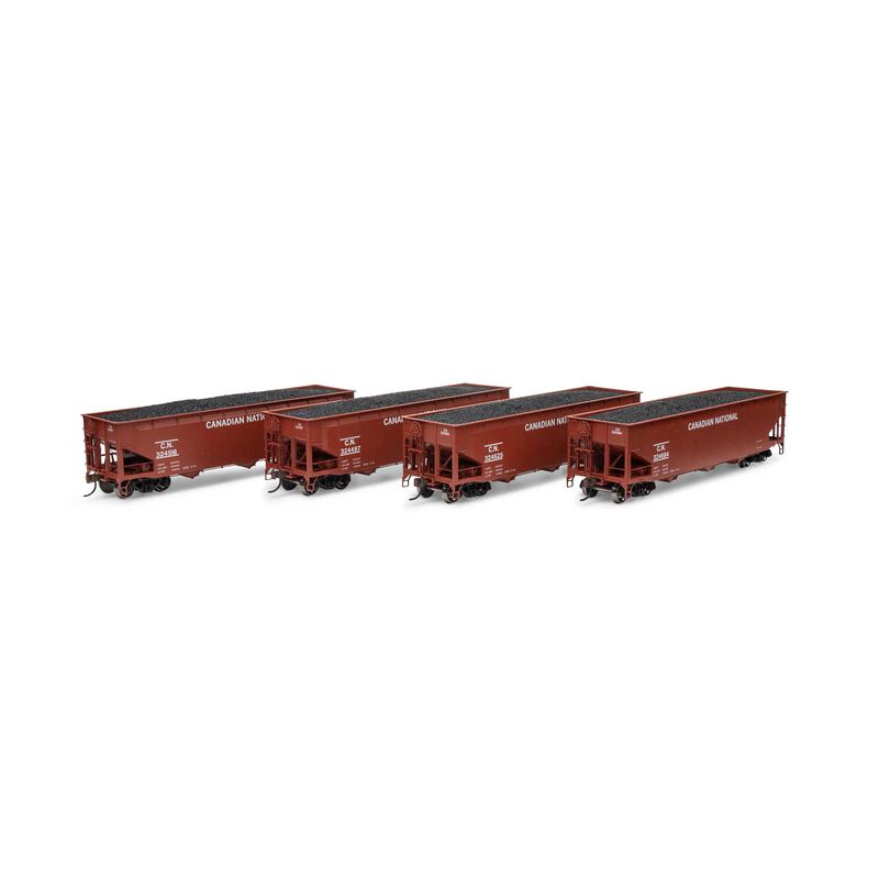 Athearn ATH33084 HO 40' Offset Coal Hopper with Load, CN #1(4)