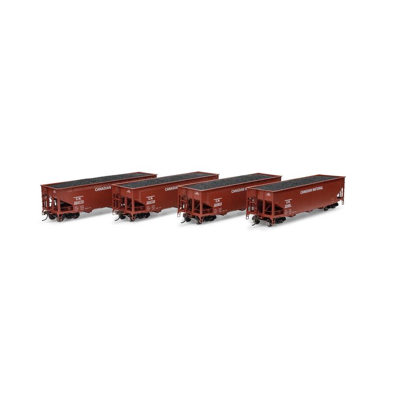 Athearn ATH33085 HO 40' Offset Coal Hopper with Load, CN #2 (4)