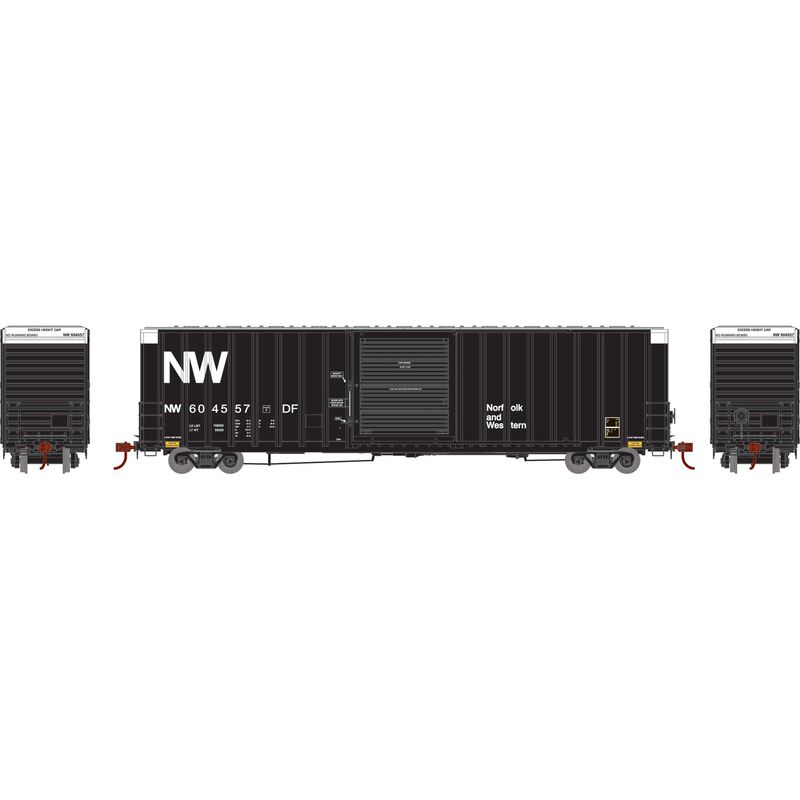 Athearn ATH72845 HO 60' ICC Hi-Cube Box, N&W #604557