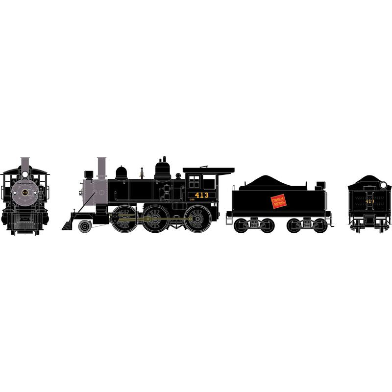 Athearn ATH87220 HO RTR Old Time 2-6-0 Mogul, CN #413