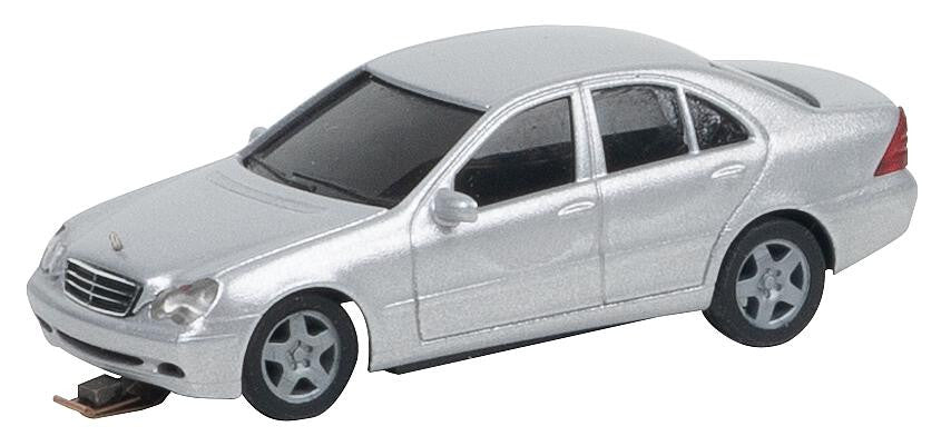 Faller 161425 HO MB C-Class W 203, silver (HERPA)