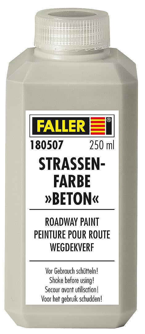 Faller 180507 HO, TT, N, Z Concrete Roadway paint, 250 ml