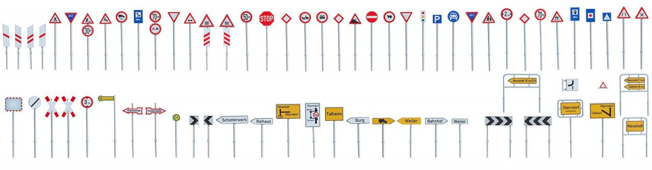 Faller 180534 HO Set of traffic signs
