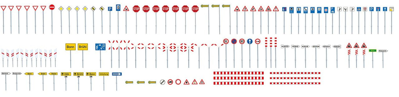 Faller 272449 N Set of traffic signs