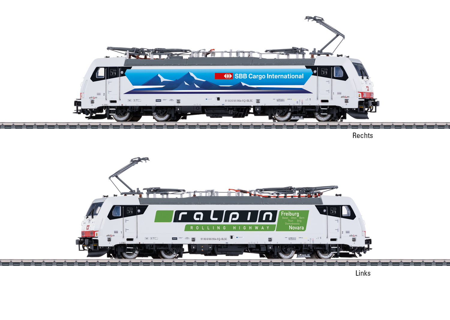 Marklin 38801 HO Class 186 Electric Locomotive MFX+ Digital Sound