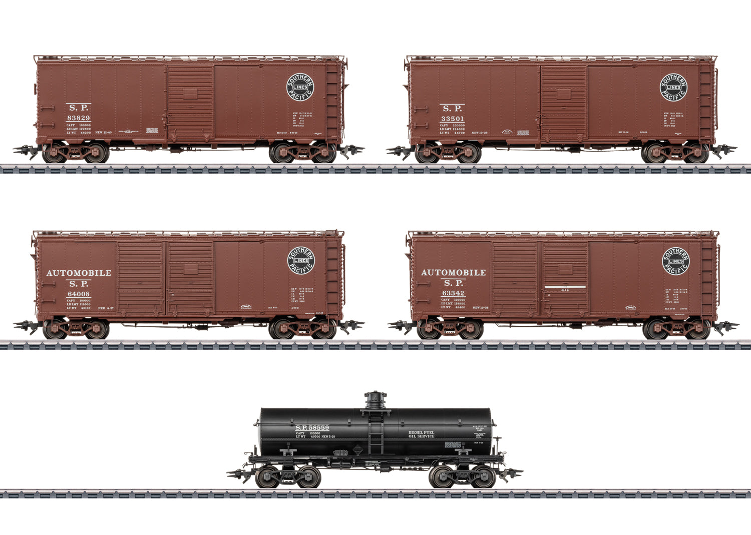 Marklin 45667 HO Southern Pacific freight car set
