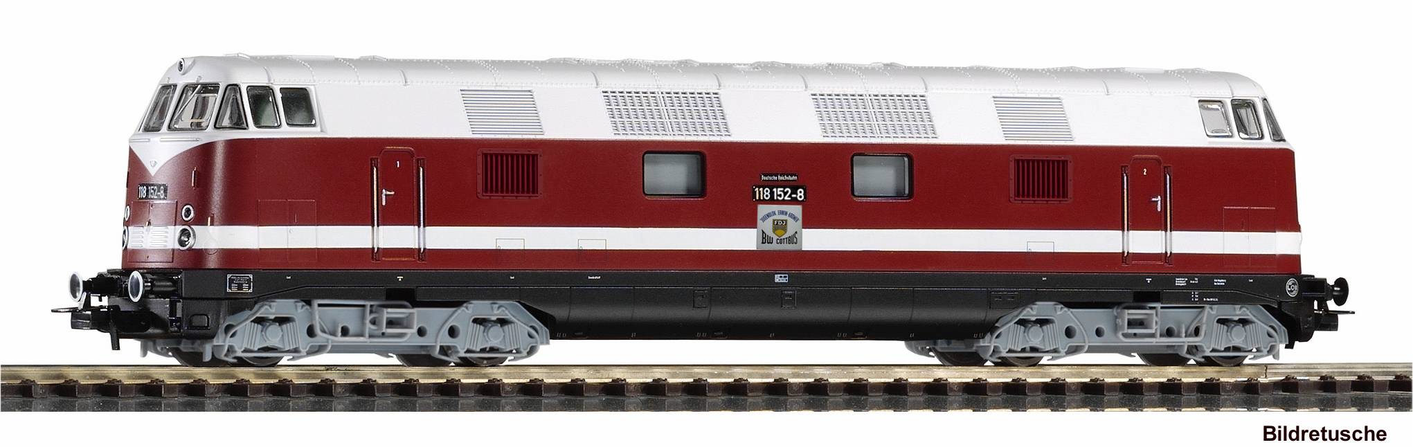 PIKO 52997 HO Diesel locomotive BR 118 FDJ DR Ep. IV - Marklin AC Digital Sound (Piko Expert)