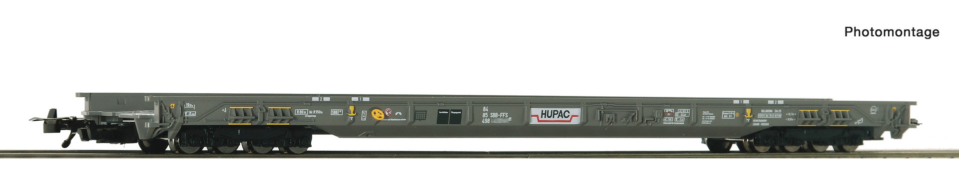Roco 6600093 HO Low-floor intermediate coach, HUPAC