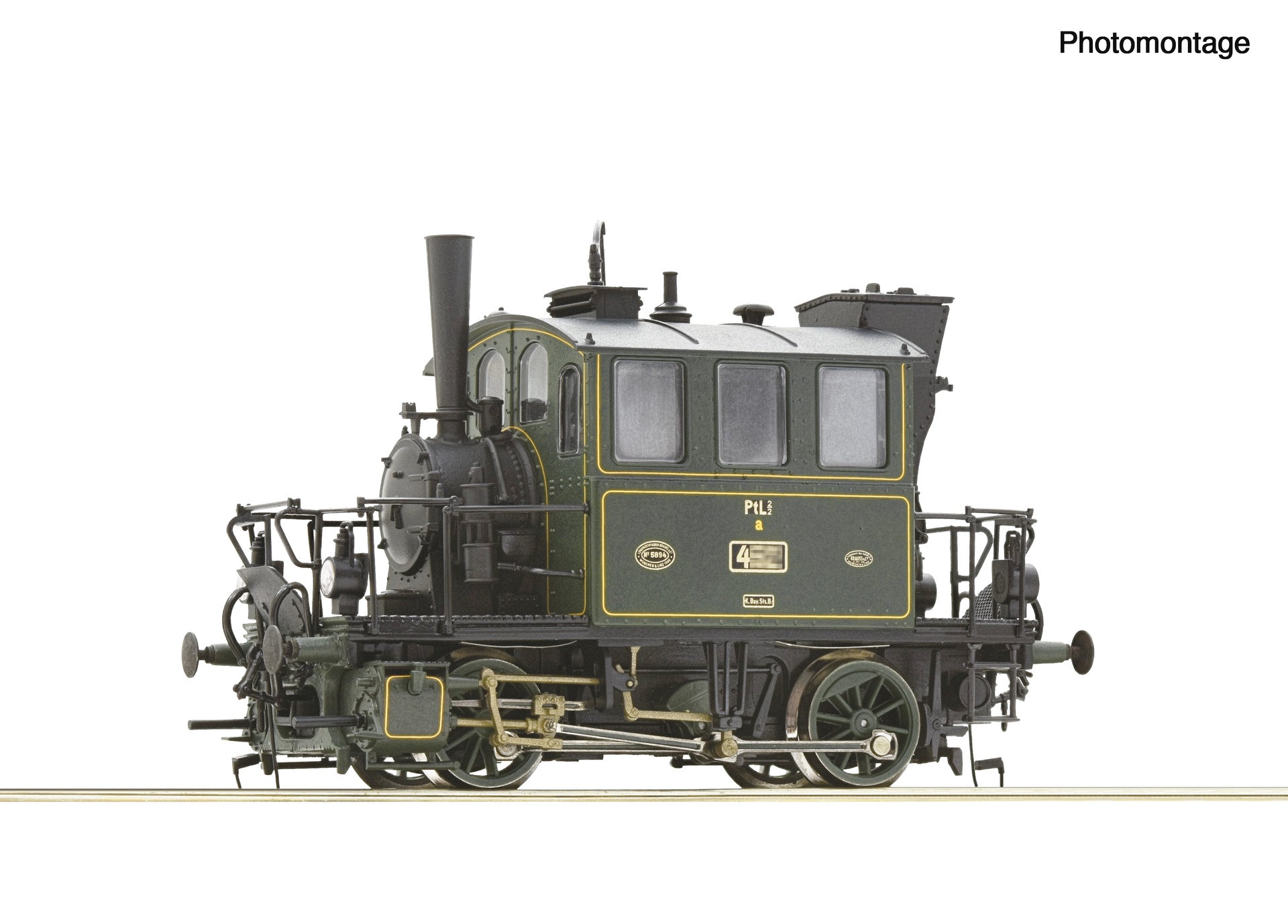 Roco 7100036 HO Steam locomotive class PtL 2/2, K.Bay.Sts.B., DC Analog