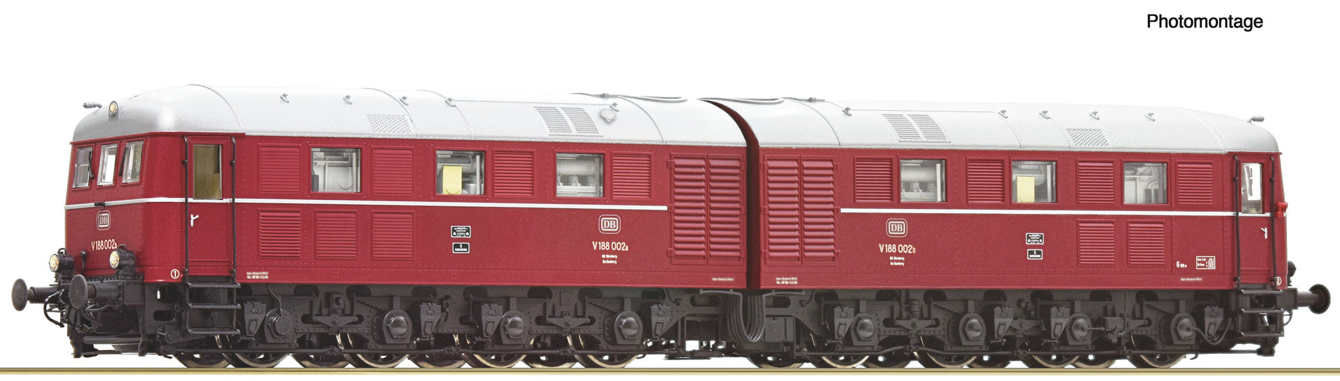 Roco 7320102 HO Diesel-electric double locomotive V 188 002, DB, Marklin AC Digital Sound