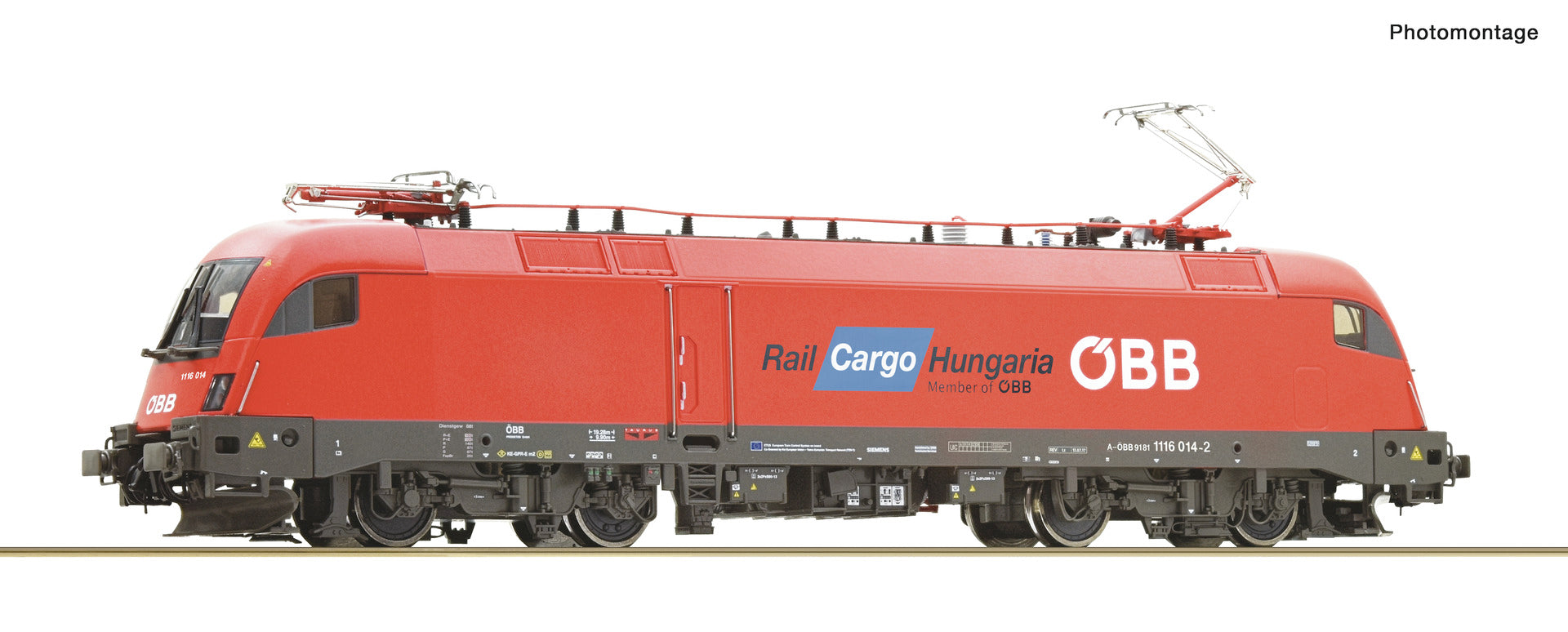 Roco 7500209 HO Electric locomotive 1116 014-2, ÖBB, DC Analog