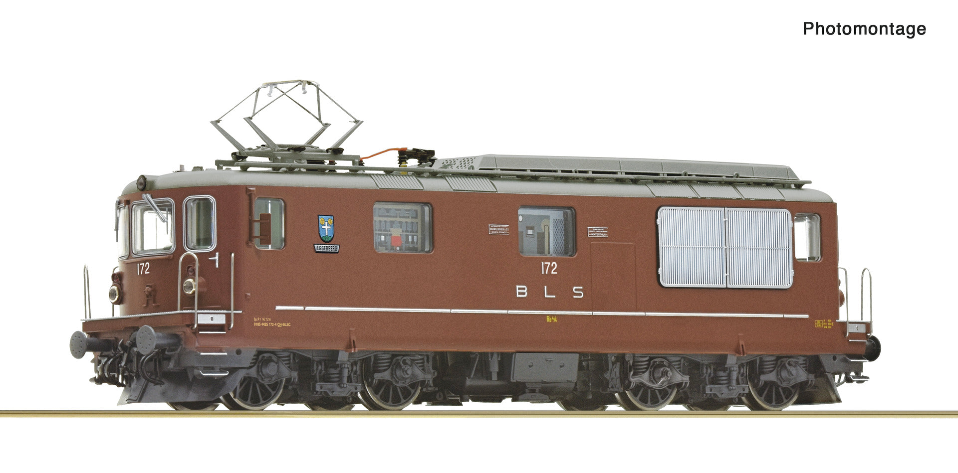 Roco 7510159 HO Electric locomotive Re 4/4 172, BLS, DCC Digital Sound