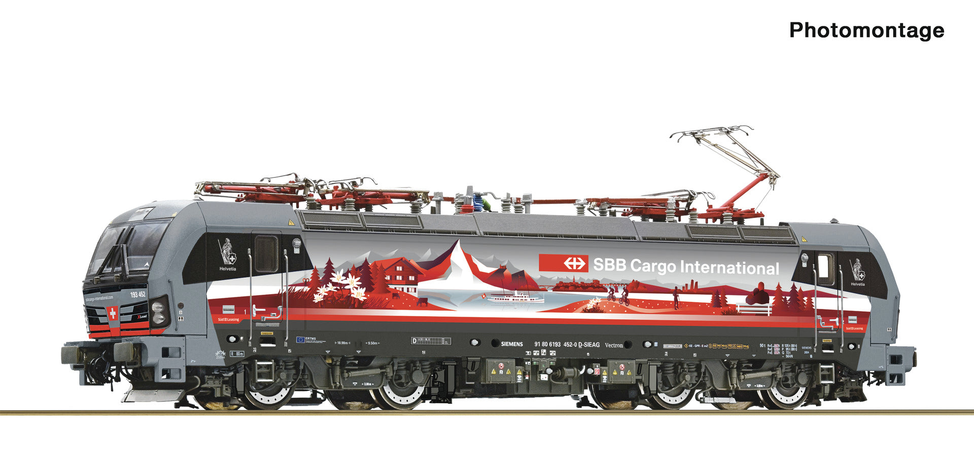 Roco 7520073 HO Electric locomotive 193 452-0 "Schweizpiercer", SBB Cargo International, Marklin AC Digital Sound
