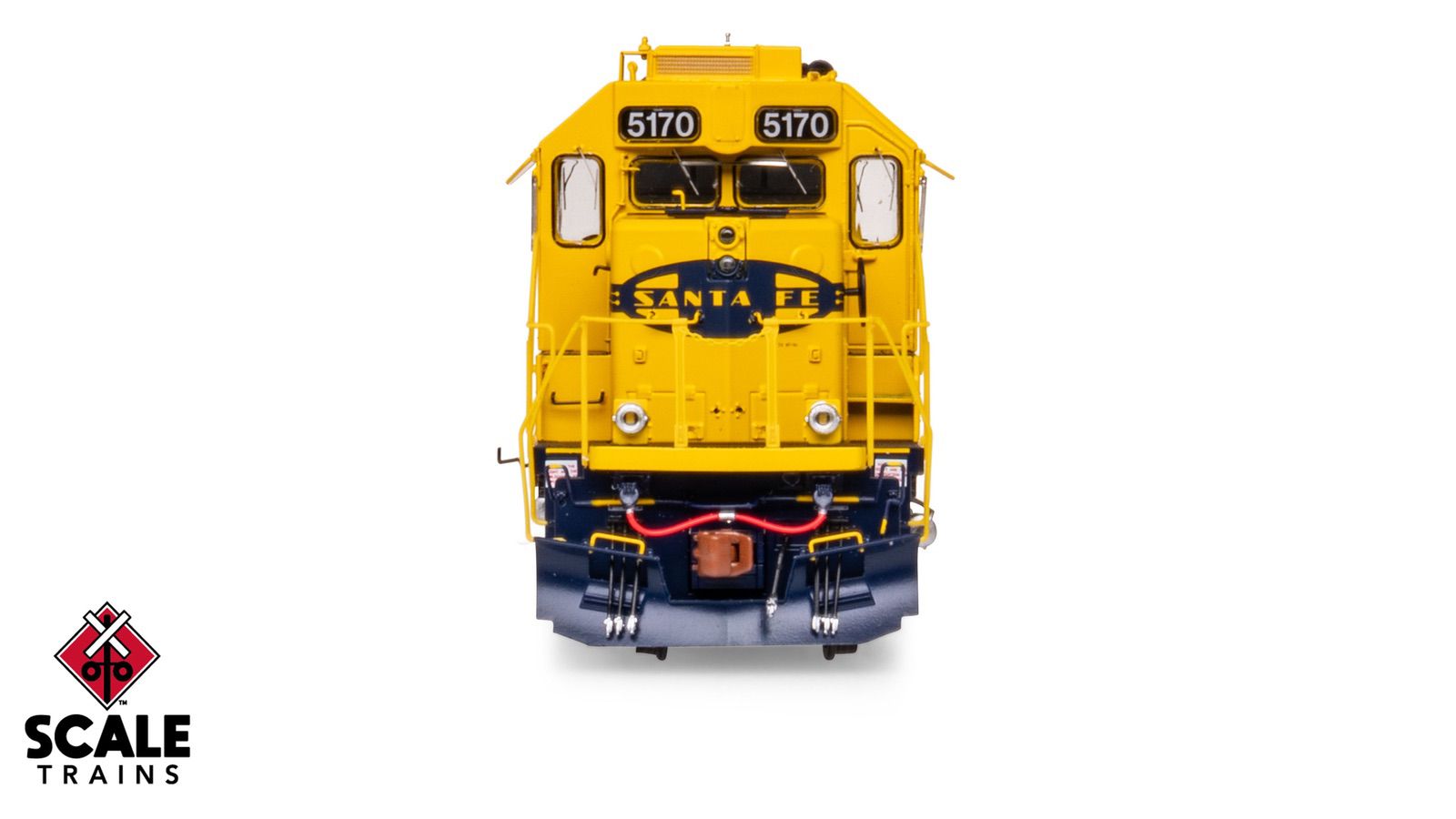 ScaleTrains SXT40743 Rivet Counter HO Scale EMD SD40-2, Santa Fe/Nose Headlight/Ditch Lights 5170 DCC & Sound Equipped