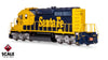 ScaleTrains SXT40743 Rivet Counter HO Scale EMD SD40-2, Santa Fe/Nose Headlight/Ditch Lights 5170 DCC & Sound Equipped
