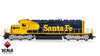 ScaleTrains SXT40743 Rivet Counter HO Scale EMD SD40-2, Santa Fe/Nose Headlight/Ditch Lights 5170 DCC & Sound Equipped