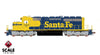 ScaleTrains SXT40743 Rivet Counter HO Scale EMD SD40-2, Santa Fe/Nose Headlight/Ditch Lights 5170 DCC & Sound Equipped