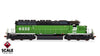 ScaleTrains SXT40751 Rivet Counter HO Scale EMD SD40-2, Burlington Northern/White Face 6332 DCC & Sound Equipped