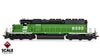 ScaleTrains SXT40751 Rivet Counter HO Scale EMD SD40-2, Burlington Northern/White Face 6332 DCC & Sound Equipped