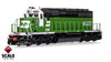 ScaleTrains SXT40751 Rivet Counter HO Scale EMD SD40-2, Burlington Northern/White Face 6332 DCC & Sound Equipped
