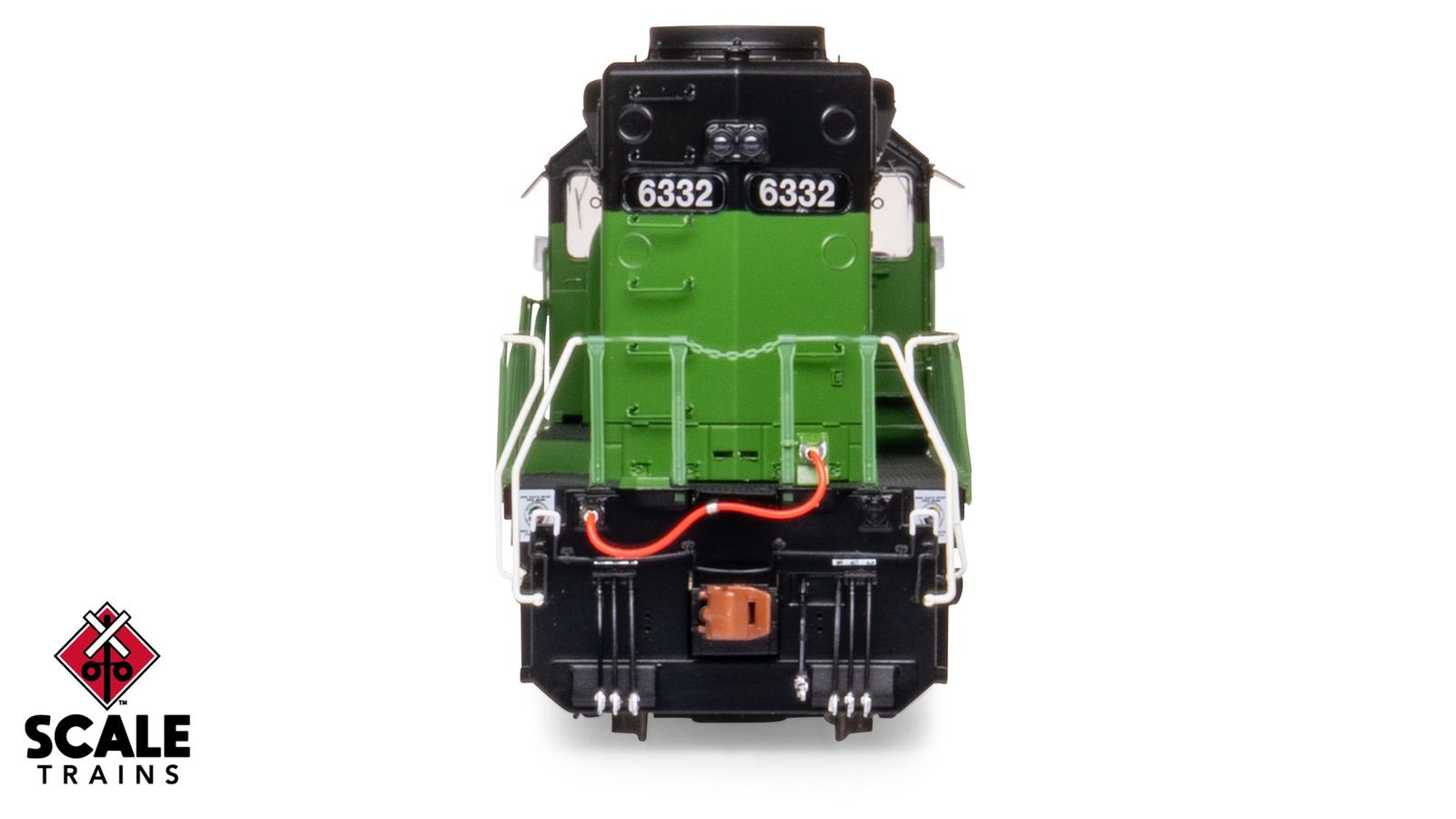 ScaleTrains SXT40751 Rivet Counter HO Scale EMD SD40-2, Burlington Northern/White Face 6332 DCC & Sound Equipped