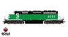 ScaleTrains SXT40751 Rivet Counter HO Scale EMD SD40-2, Burlington Northern/White Face 6332 DCC & Sound Equipped