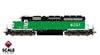 ScaleTrains SXT40751 Rivet Counter HO Scale EMD SD40-2, Burlington Northern/White Face 6332 DCC & Sound Equipped