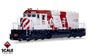 ScaleTrains SXT40756 Rivet Counter HO Scale EMD SD40-2, Burlington Northern/Bicentennial #1876 1876 DC/DCC Ready