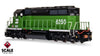 ScaleTrains SXT40757 Rivet Counter HO Scale EMD SD40-2, Burlington Northern/White Face/Strobe Lights 6350 DCC & Sound Equipped