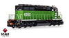 ScaleTrains SXT40759 Rivet Counter HO Scale EMD SD40-2, Burlington Northern/White Face/Strobe Lights 6358 DCC & Sound Equipped