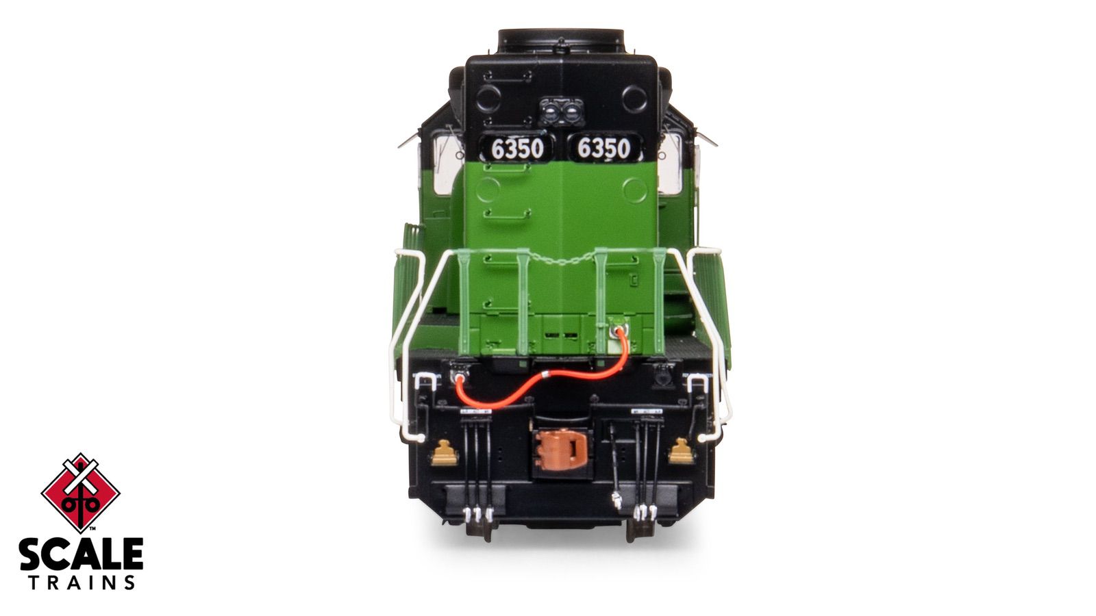 ScaleTrains SXT40759 Rivet Counter HO Scale EMD SD40-2, Burlington Northern/White Face/Strobe Lights 6358 DCC & Sound Equipped
