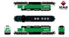 ScaleTrains SXT40759 Rivet Counter HO Scale EMD SD40-2, Burlington Northern/White Face/Strobe Lights 6358 DCC & Sound Equipped
