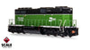ScaleTrains SXT40763 Rivet Counter HO Scale EMD SD40-2B, Burlington Northern/White Face 7502 DCC & Sound Equipped