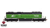 ScaleTrains SXT40763 Rivet Counter HO Scale EMD SD40-2B, Burlington Northern/White Face 7502 DCC & Sound Equipped